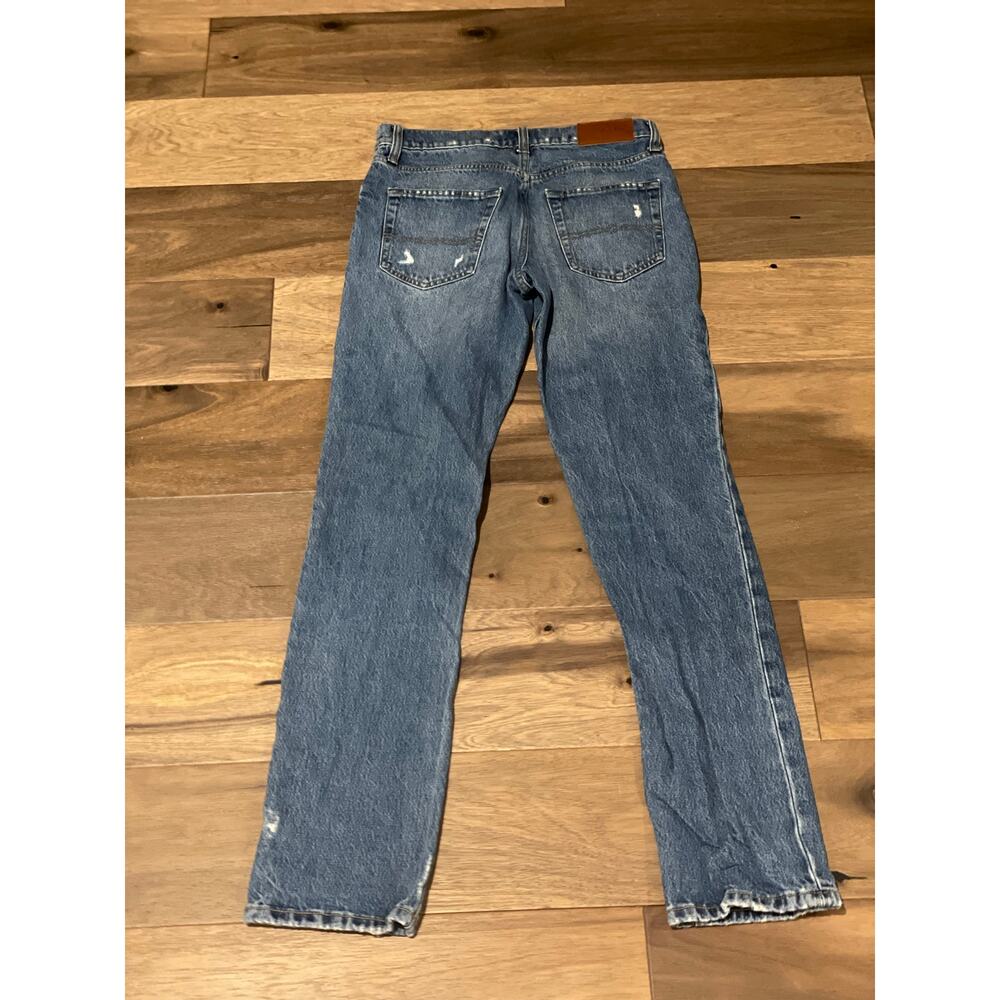 Lucky Brand Men’s Straight‑Leg Jeans W29 L34 Distressed Medium Wash - Picture 6 of 7